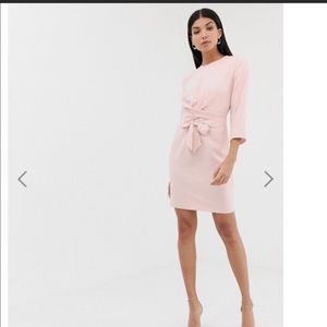 NWT ASOS DESIGN Tall tie wrap around mini dress